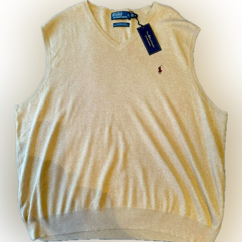 Men's Polo by Ralph Lauren 3XL Sweater Vest